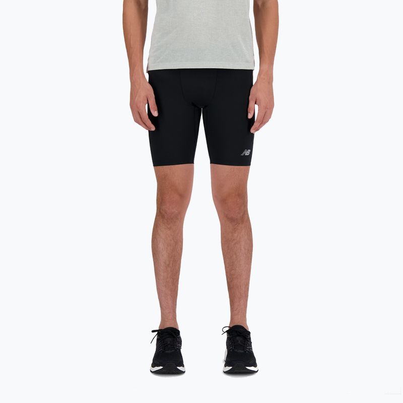 Herren New Balance Athletics Sleek Run Shorts schwarz