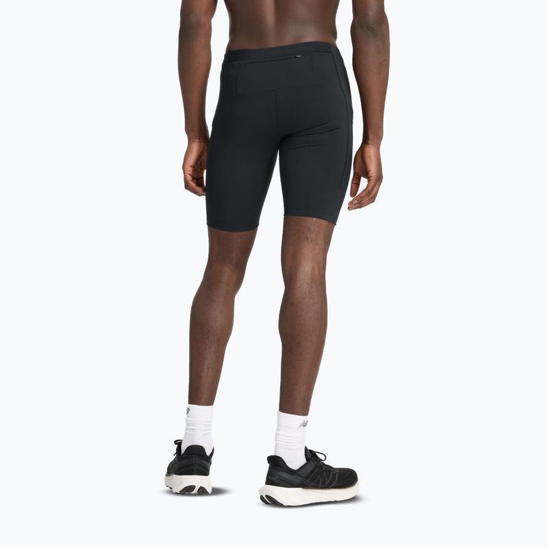 Herren New Balance Athletics Sleek Run Shorts schwarz 3