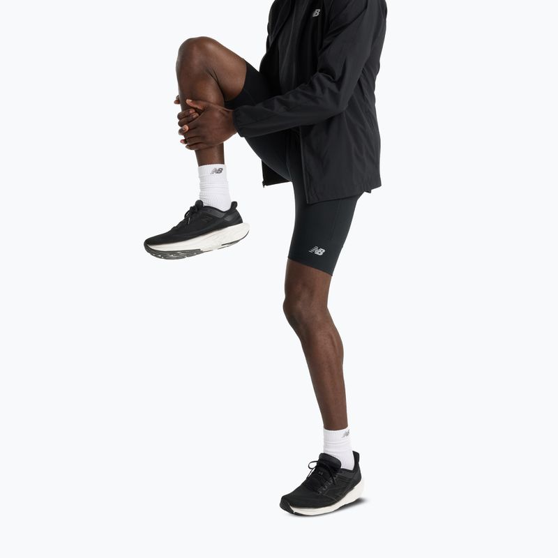 Herren New Balance Athletics Sleek Run Shorts schwarz 5