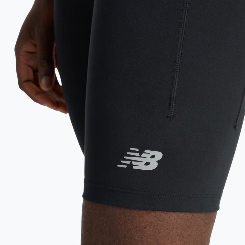 Herren New Balance Athletics Sleek Run Shorts schwarz 9