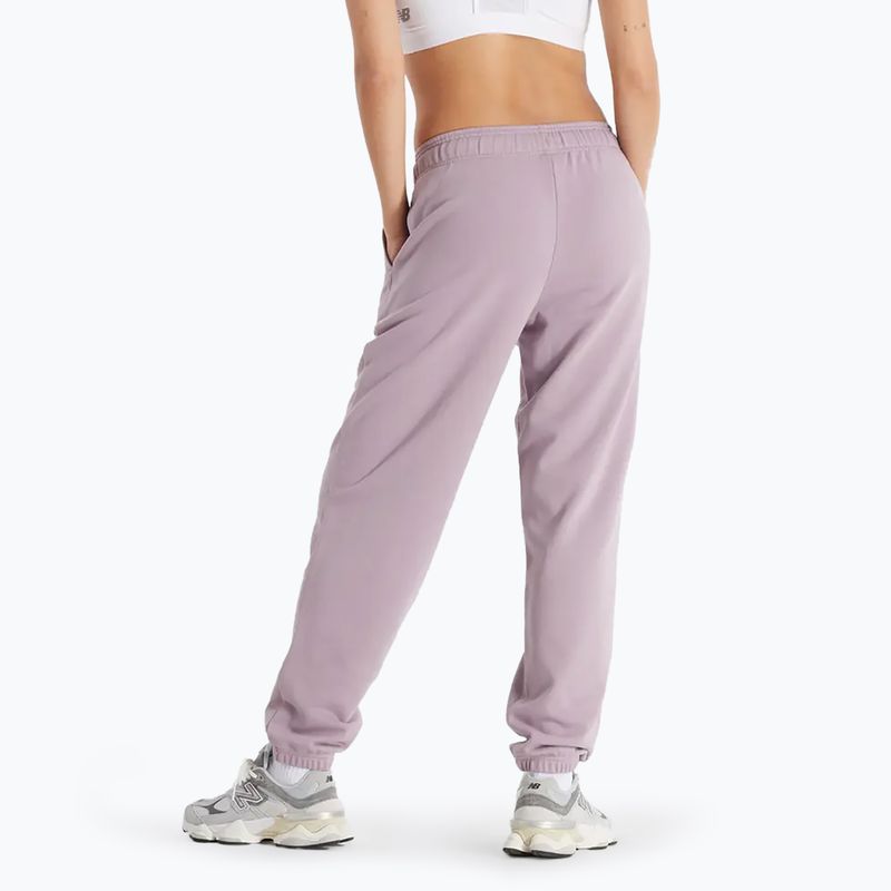 Damen New Balance French Terry Jogger Hose icewine 2