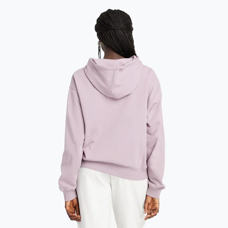 Frauen New Balance Französisch Terry Stacked Logo Hoodie icewine 2