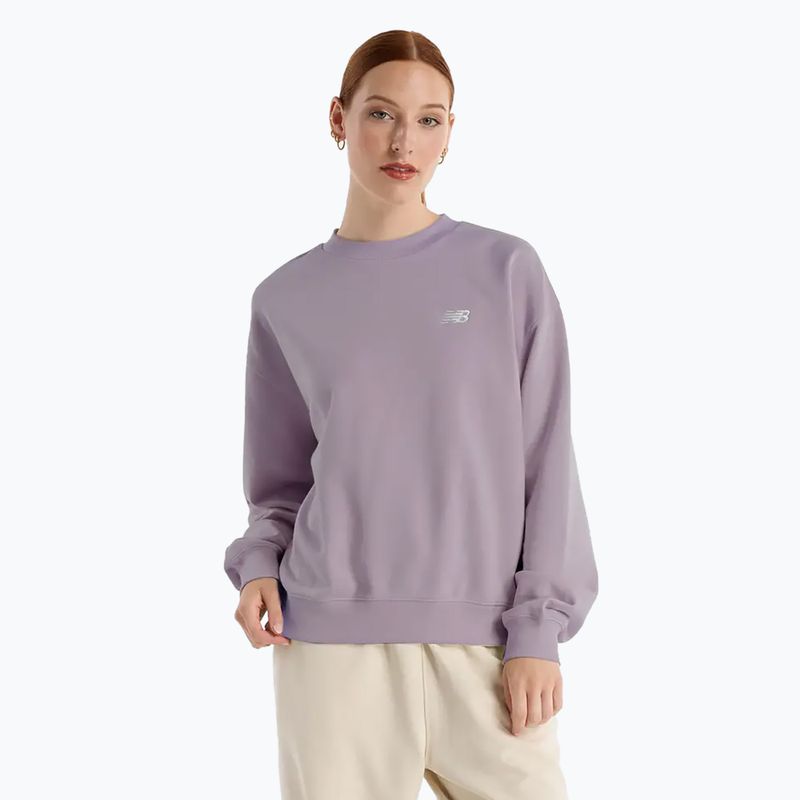 Women's New Balance French Terry Small Logo Sweatshirt icewine