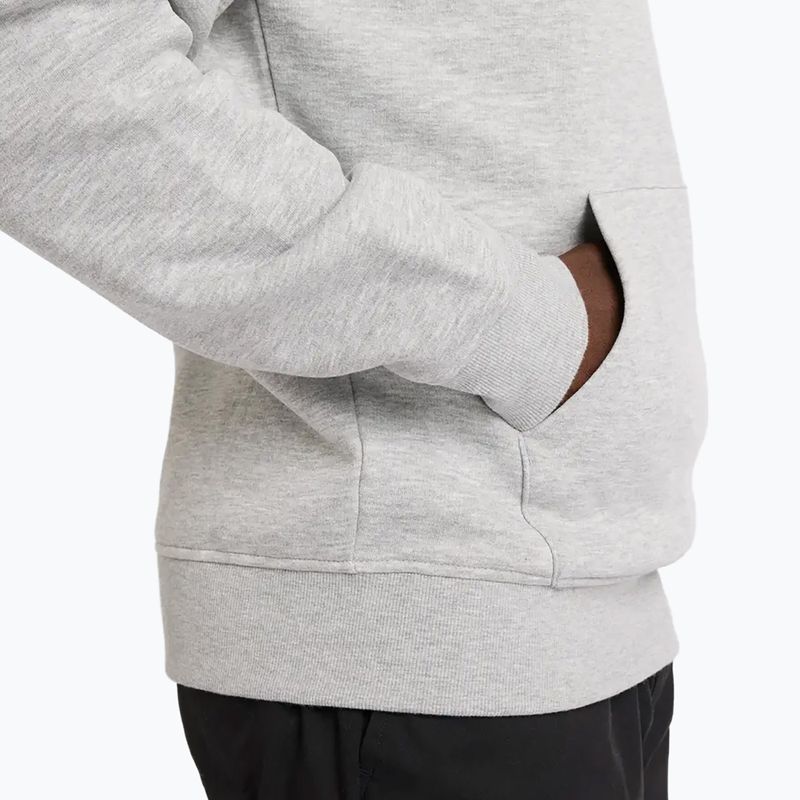 Herren New Balance Core Brushed Hoodie sportlich grau 5