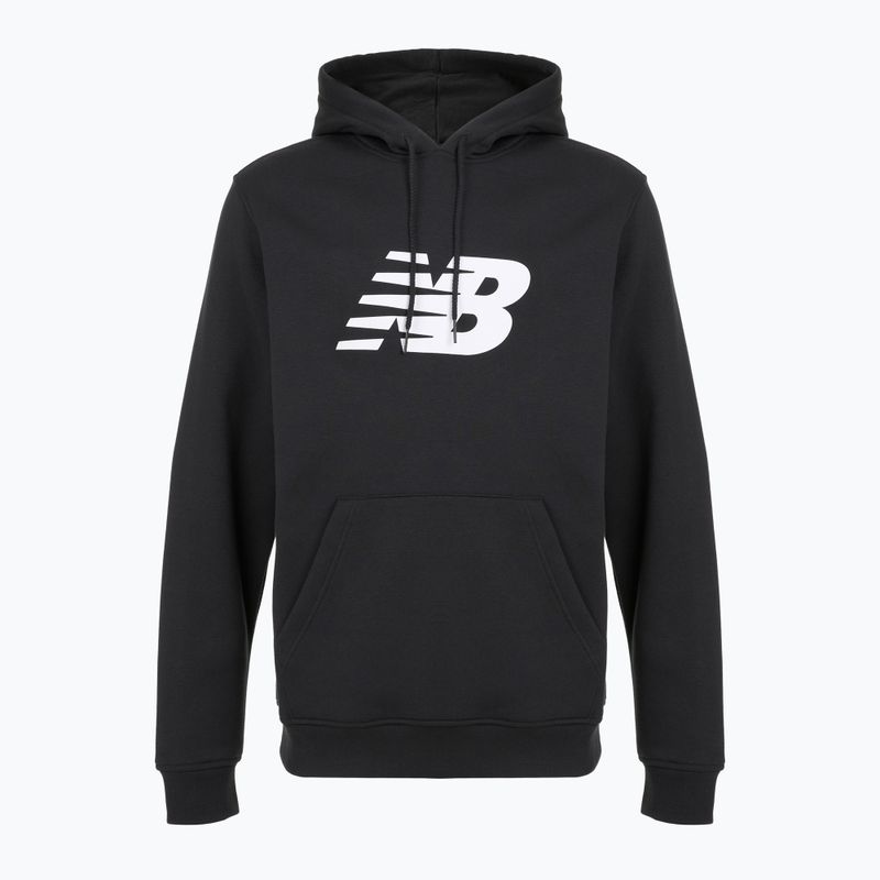 Herren New Balance Core Brushed Hoodie schwarz 3