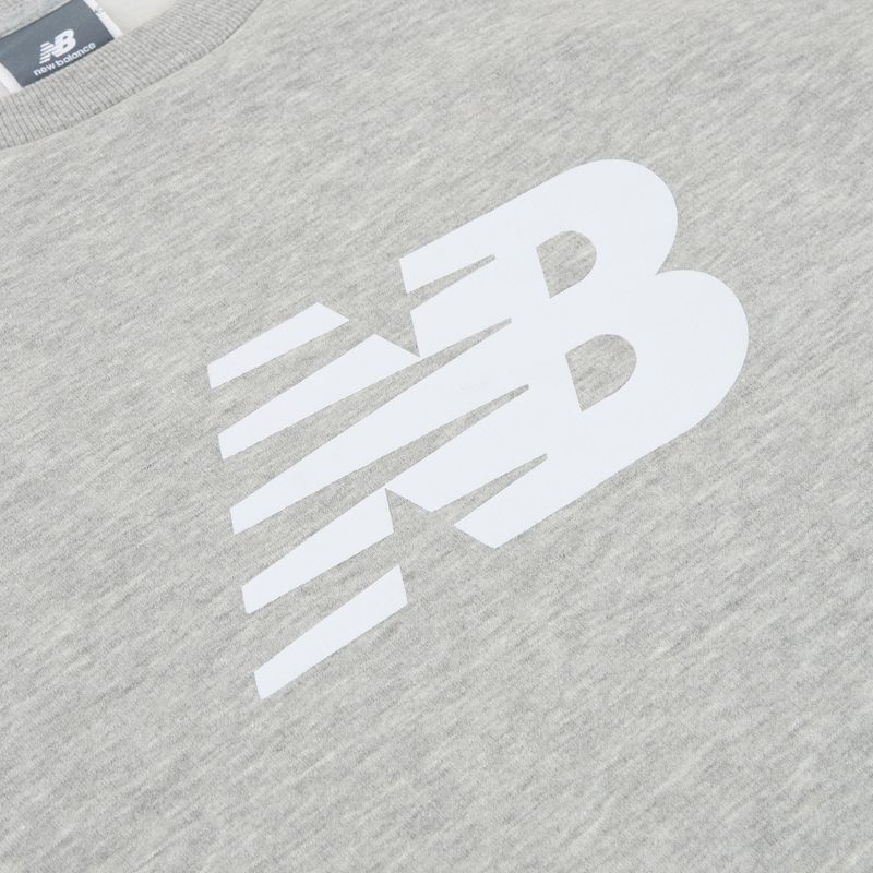 Herren Sweatshirt New Balance Sport Core Brushed Crew reflection/white/light arctic grey 3