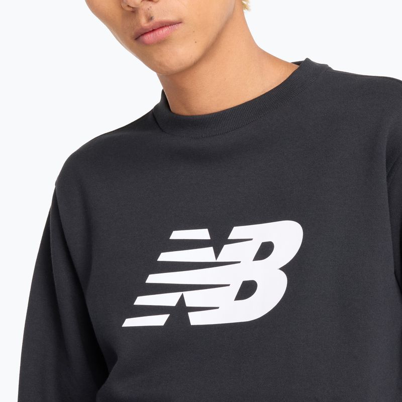 Herren Sweatshirt New Balance Sport Core Brushed Crew black/white 4