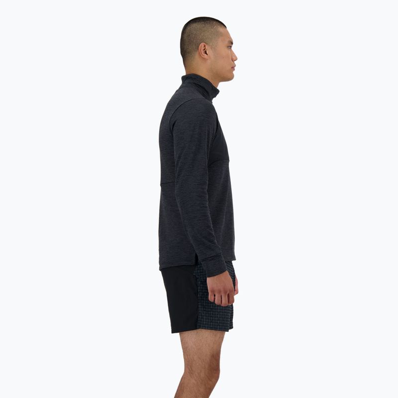 Lauf Longsleeve Herren New Balance Athletics Heat Grid 1/2 Zip black 3