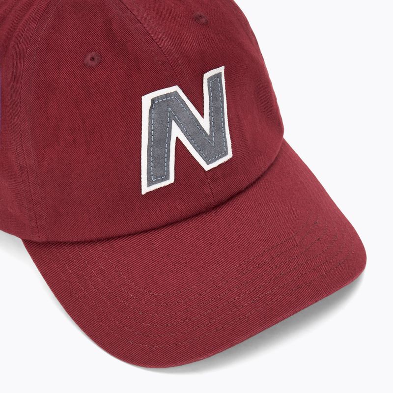Neue Balance V990 Block N gebogene Krempe Quecksilber rot Baseballkappe 3