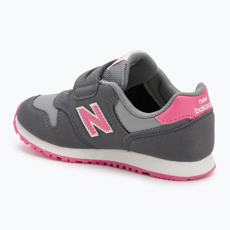 Kinderschuhe New Balance 373's V2 grey/pink 3