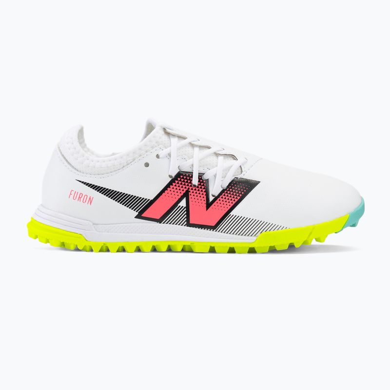 Kinder Fußballschuhe New Balance Furon Dispatch V7+ TF weiß 2