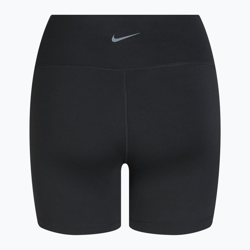 Damen Nike One High-Waisted 5" Biker-Shorts schwarz 2