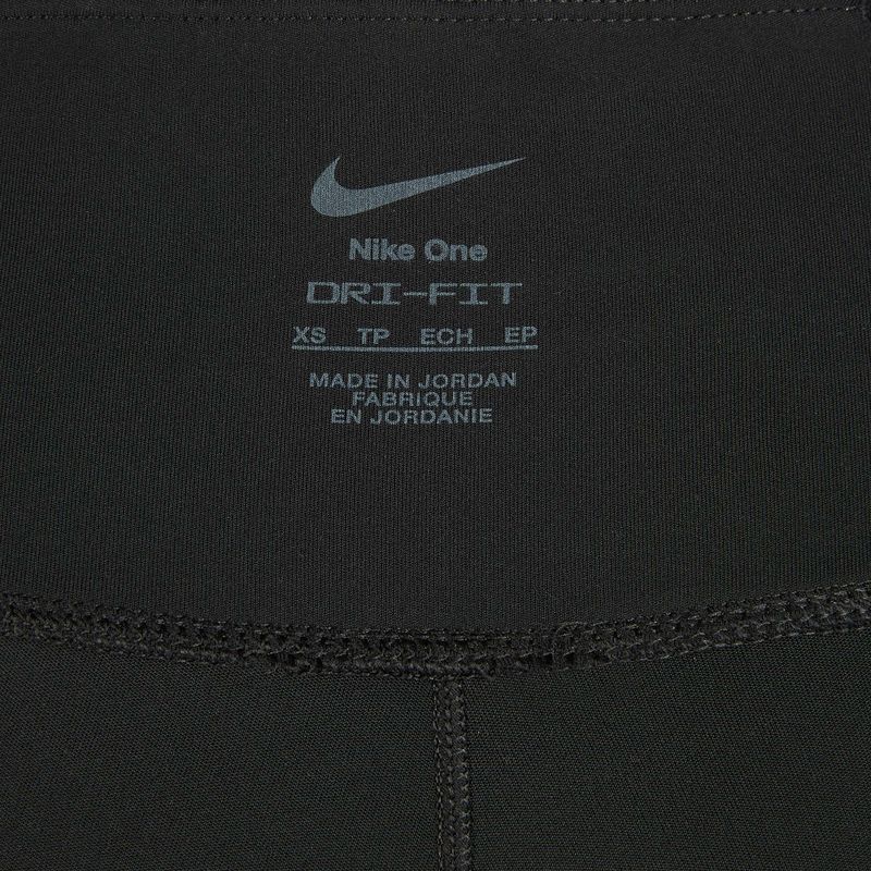 Damen Nike One High-Waisted 5" Biker-Shorts schwarz 4