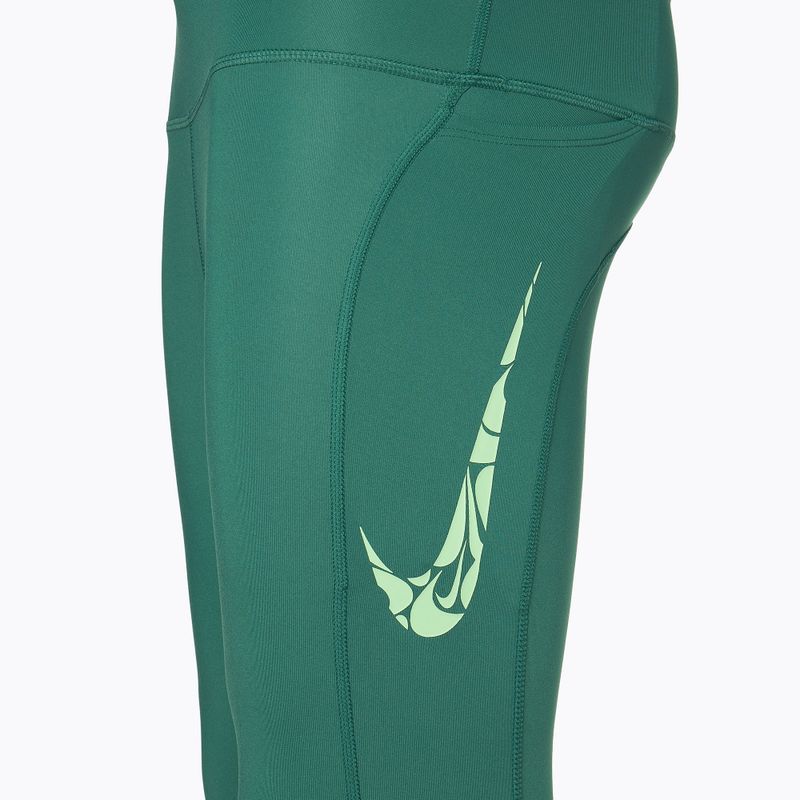 Damen Laufleggings Nike Fast Mid Rise 7/8 bicoastal/vapor green 3