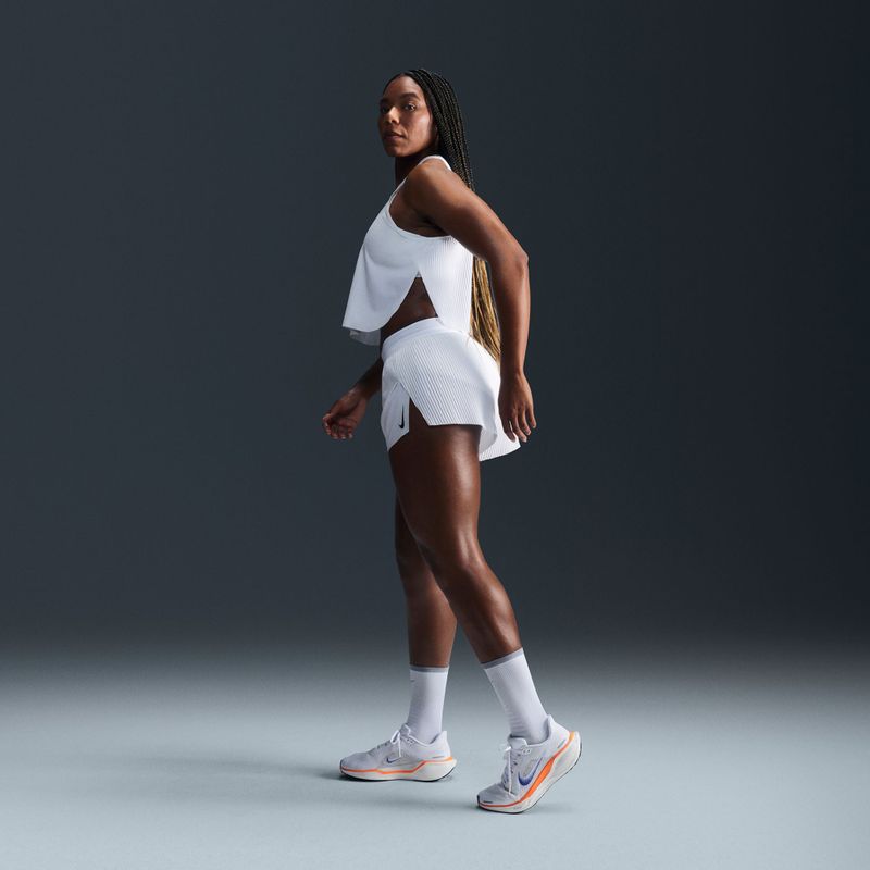 Damen-Lauf-Tanktop Nike AeroSwift Dri-Fit ADV Cropped Tank Top off white/black 7