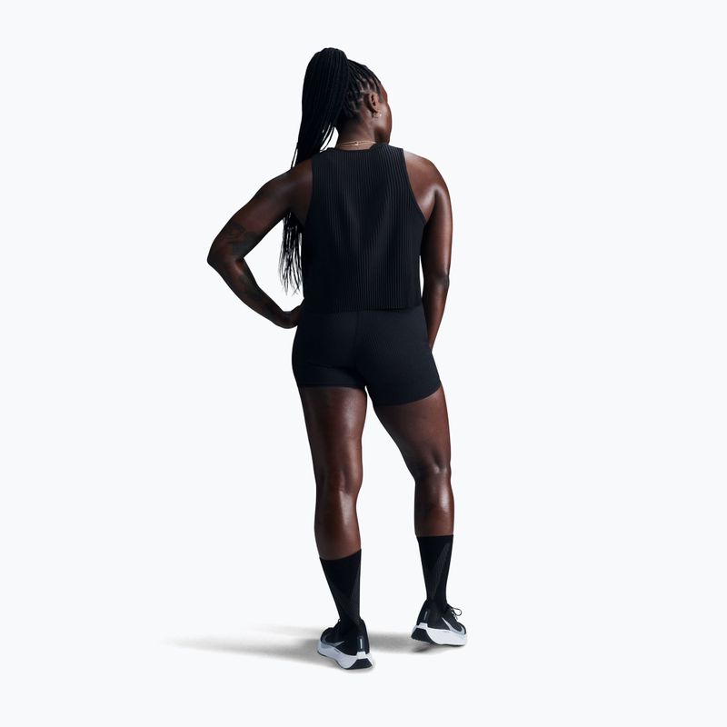 Damen-Laufshirt Nike AeroSwift Dri-Fit ADV Cropped Tank Top black/white 3