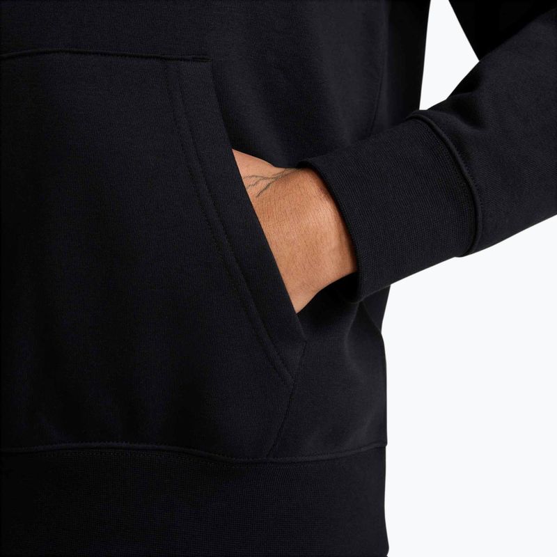 Herren Nike Club French Terry Pullover Hoodie schwarz/schwarz/weiß 6