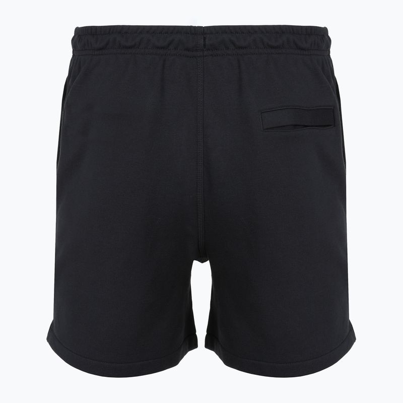 Herren-Shorts Nike Club French Terry Flow black/black/white 9