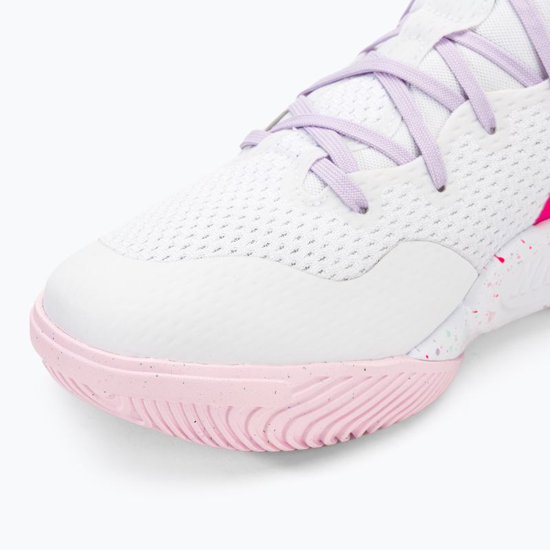 Nike Hyperquick Court Flight SE Volleyballschuhe weiß/rosa Schaumstoff/violetter Nebel/Mint Schaumstoff 7