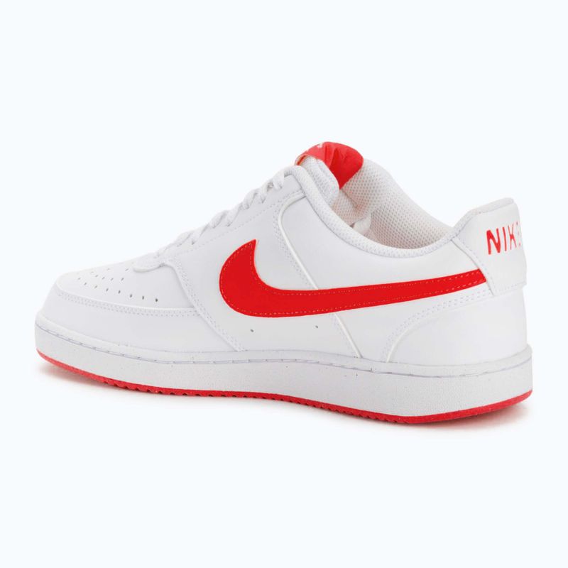 Männer Nike Court Vision Low Next Nature Weiß/Universitätsrot Schuhe 3