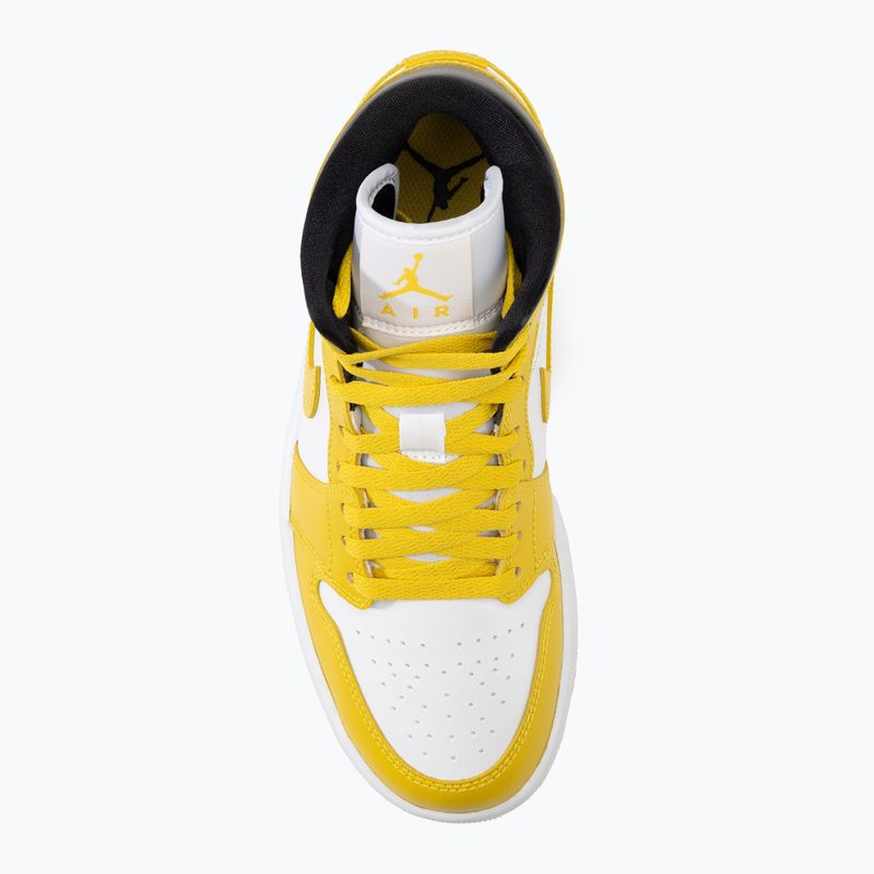 Damenschuhe Air Jordan 1 Mid white/black/vivid sulfur 5