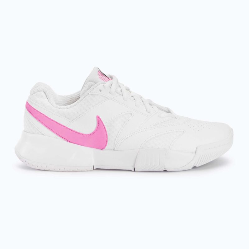 Damen Tennisschuhe Nike Court Lite 4 weiß/schwarz/verspielt rosa 2