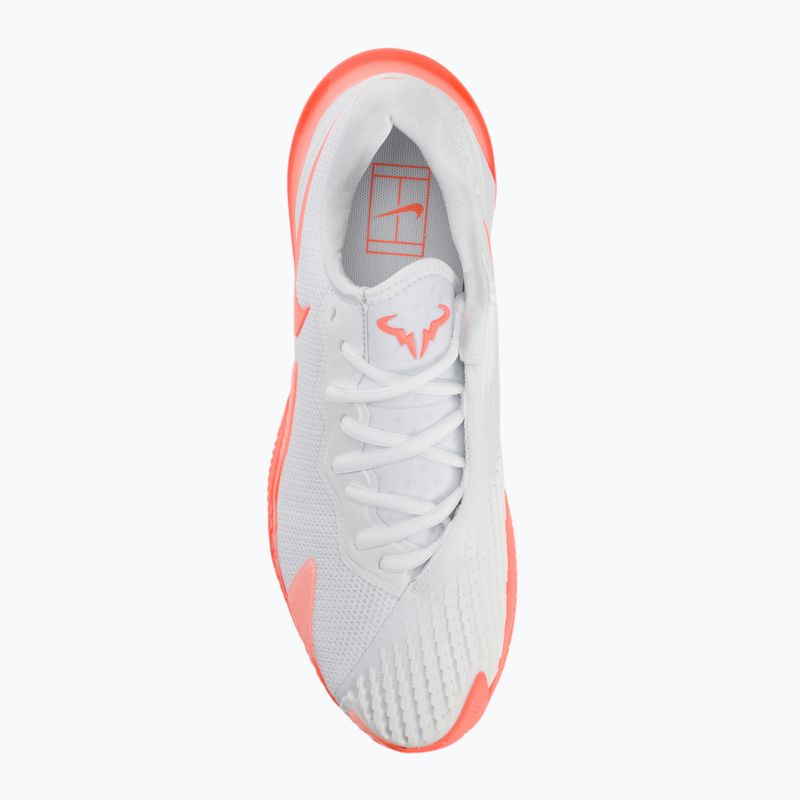 Herren Tennisschuhe Nike Air Zoom Vapor Cage 4 Rafa Clay weiß/weiß/helles Mango 5