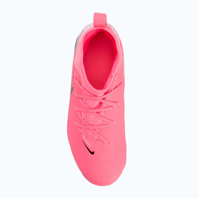 Nike Phantom Luna II Academy FG/MG Junior Sonnenuntergang Puls / schwarz Kinder Fußballschuhe 5