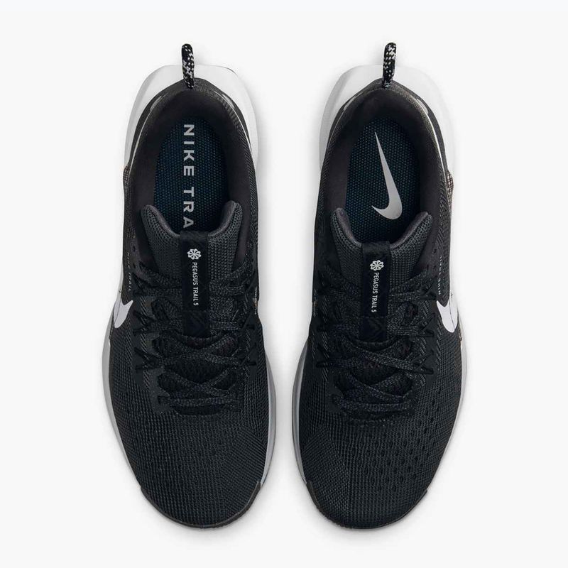 Nike Pegasus Trail 5 Damen Laufschuhe schwarz / weiß / anthrazit / wolfsgrau 7