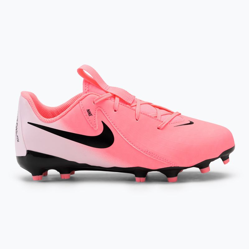 Nike Phantom GX II Academy FG/MG Junior Sonnenuntergang Puls/schwarz Kinder Fußballschuhe 2