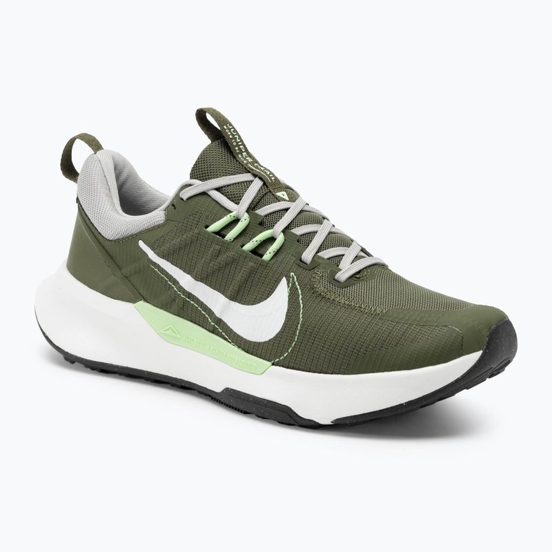 Nike Juniper Trail 2 Next Nature Herren Laufschuhe medium olive/light iron/lilac bloom/summit white