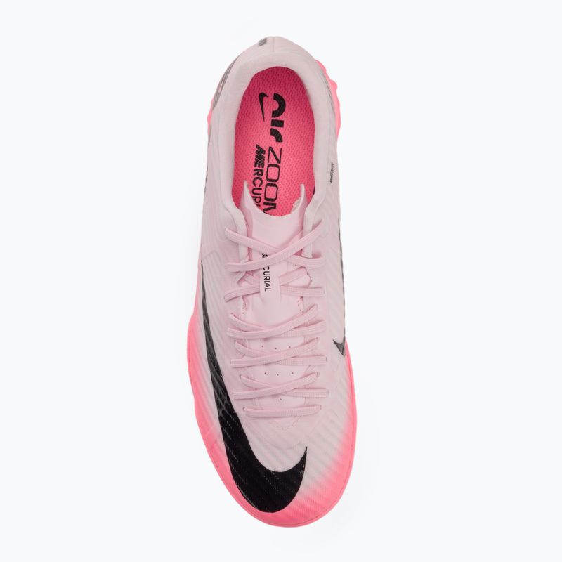 Fußballschuhe Nike Zoom Mercurial Vapor 15 Academy TF rosa Schaum/schwarz 5