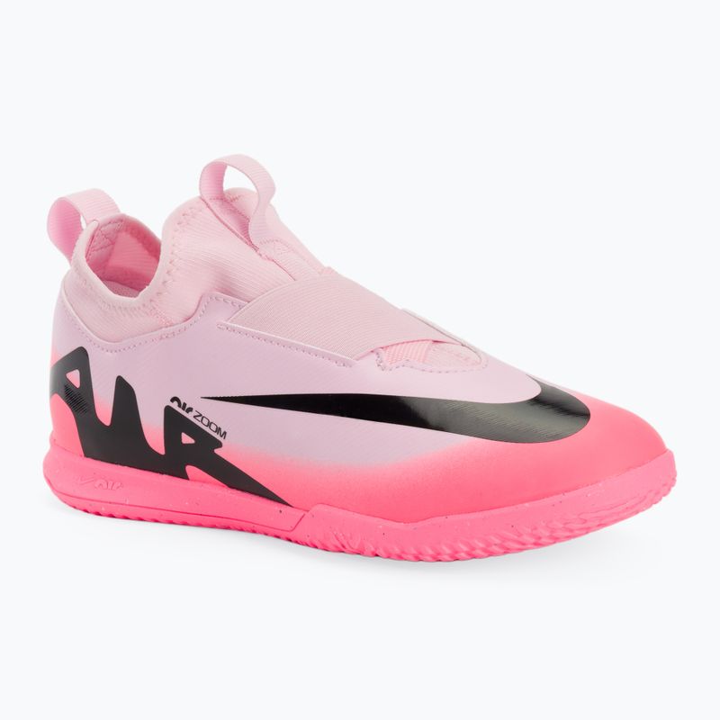 Kinder Fußballschuhe Nike Jr Zoom Mercurial Vapor 15 Academy IC rosa Schaumstoff/schwarz