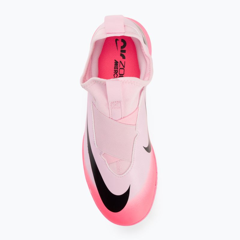 Kinder Fußballschuhe Nike Jr Zoom Mercurial Vapor 15 Academy IC rosa Schaumstoff/schwarz 5
