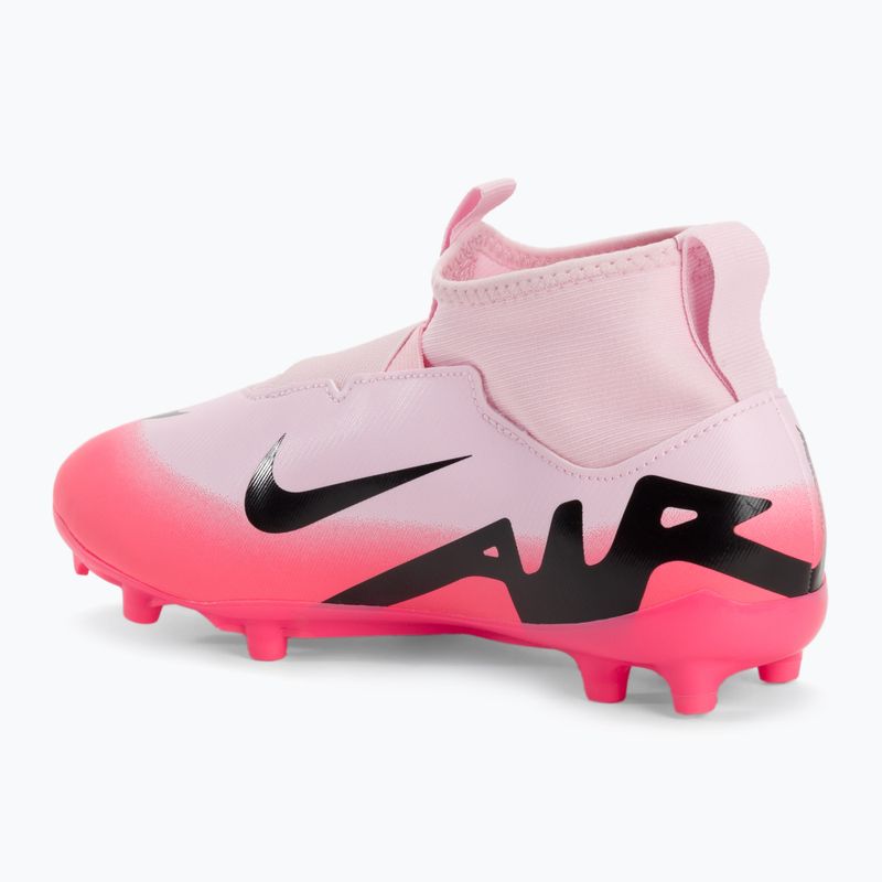 Kinder Fußballschuhe Nike Zoom Mercurial Superfly 9 Academy FG/MG rosa Schaumstoff/schwarz 3