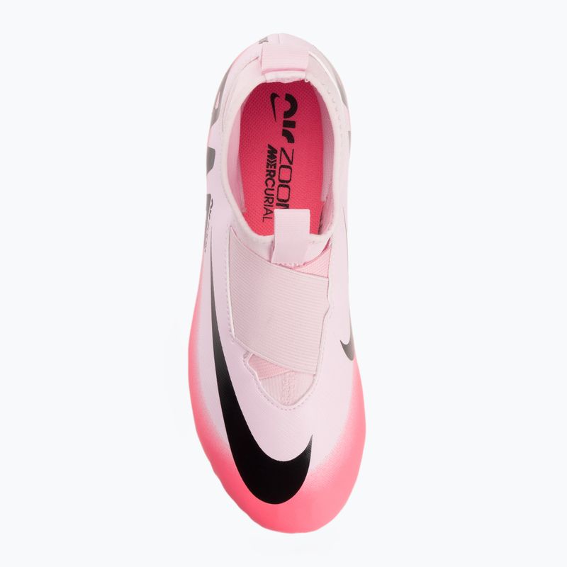 Kinder Fußballschuhe Nike Zoom Mercurial Superfly 9 Academy FG/MG rosa Schaumstoff/schwarz 5
