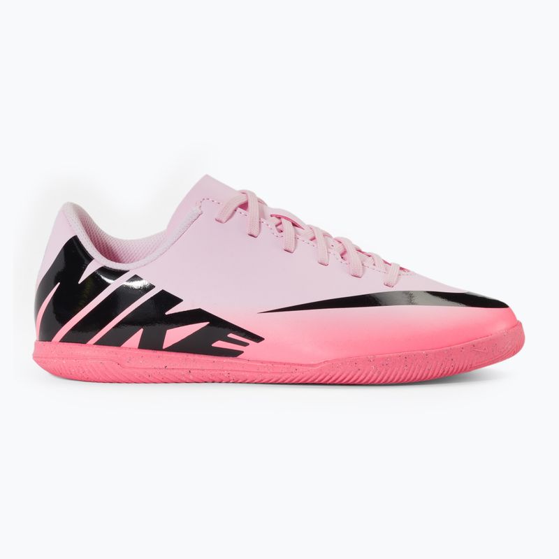 Nike Mercurial Vapor 15 Club IC rosa Schaum / schwarz Kinder Fußballschuhe 2