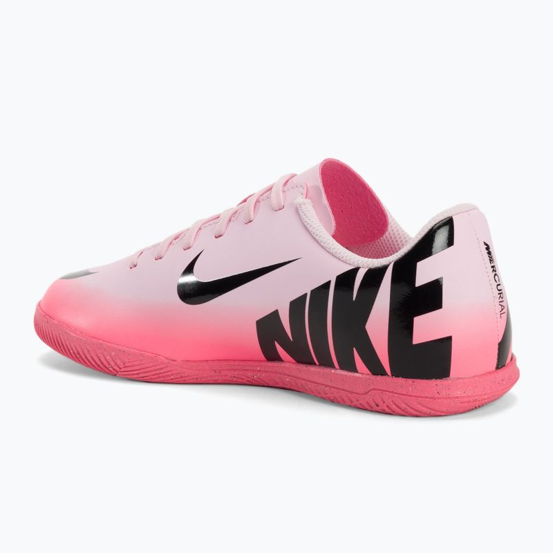 Nike Mercurial Vapor 15 Club IC rosa Schaum / schwarz Kinder Fußballschuhe 3