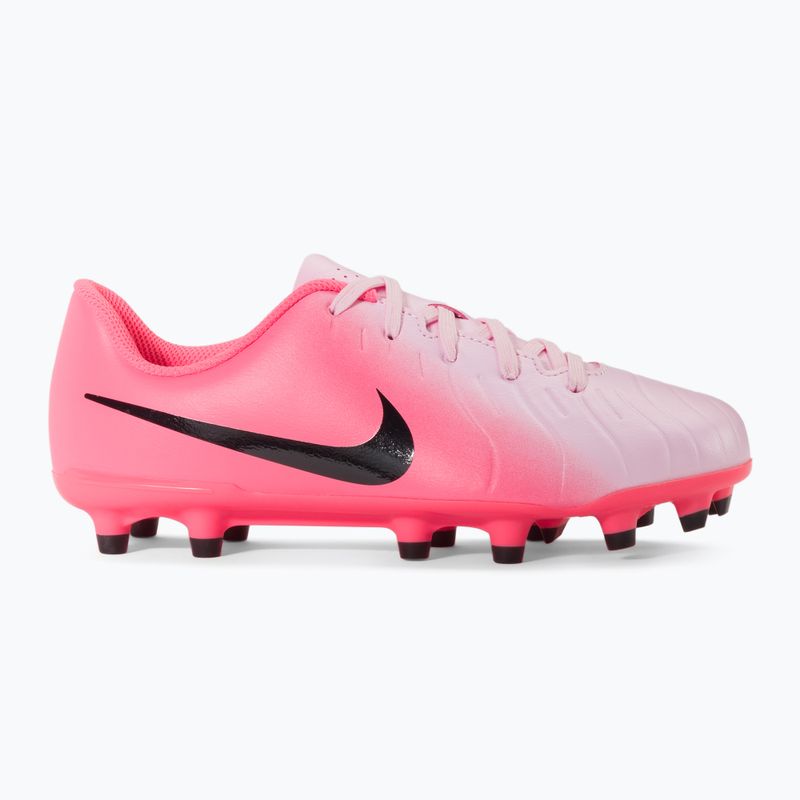 Nike Tiempo Legend 10 Club FG/MG rosa Schaumstoff/schwarz Kinder Fußballschuhe 2