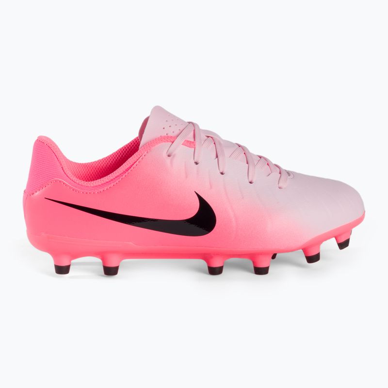 Nike Tiempo Emerald Legend 10 Academy FG/MG rosa Schaumstoff/schwarz Kinder Fußballschuhe 2