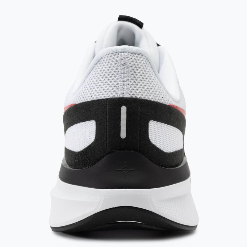 Nike Structure 25 Herren Laufschuhe Weiß/Schwarz/Licht Moke Grau/Feuerrot 6