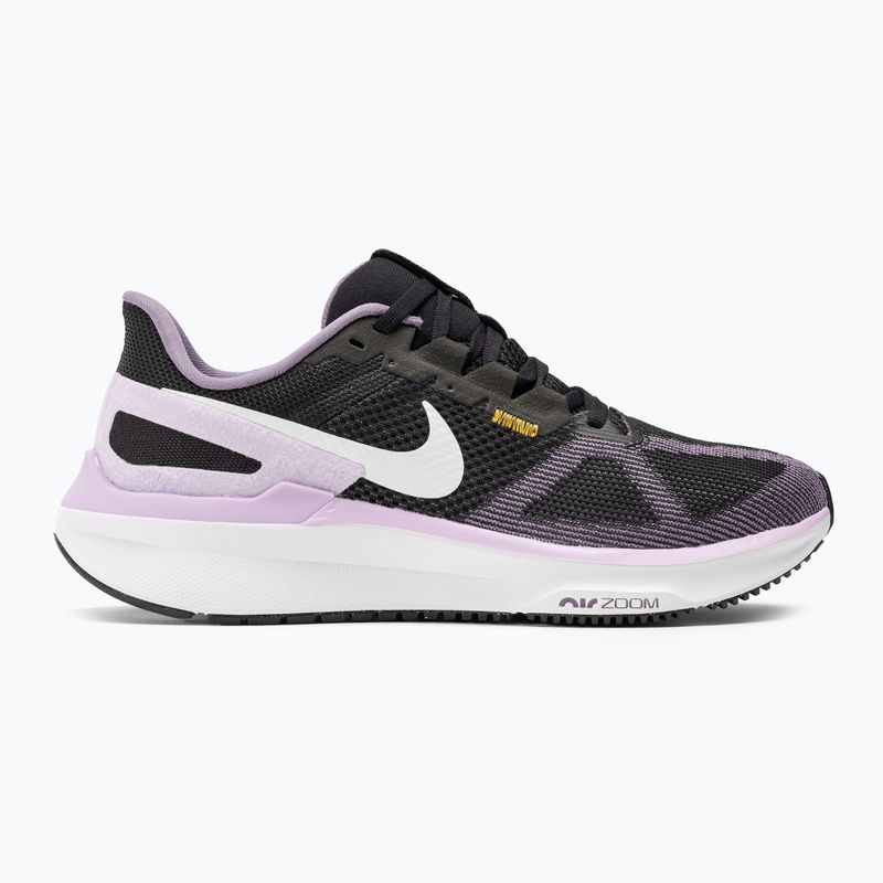 Nike Structure 25 Damen Laufschuhe schwarz / daybreak / lilac bloom / weiß 2