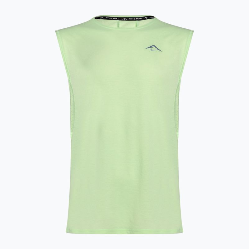 Herren Nike Solar Chase Lauftank-Top vapor green/neutral olive/schwarz