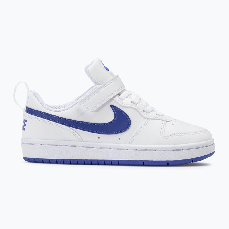 Nike Court Borough Low Kinderschuhe Recraft Weiß/Hyper Royal 2