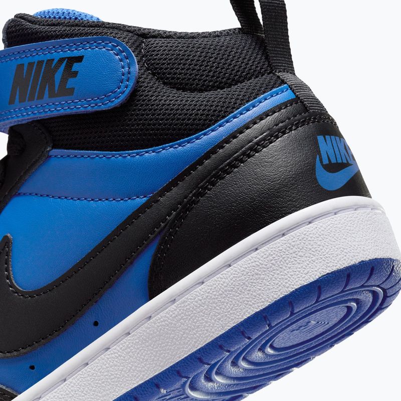 Kinderschuhe Nike Court Borough Mid 2 game royal/white/black 9