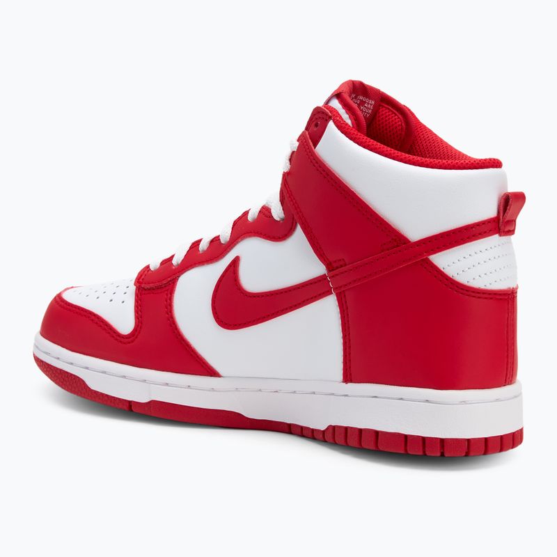 Nike Dunk High weiß/universitätsrot Schuhe 3