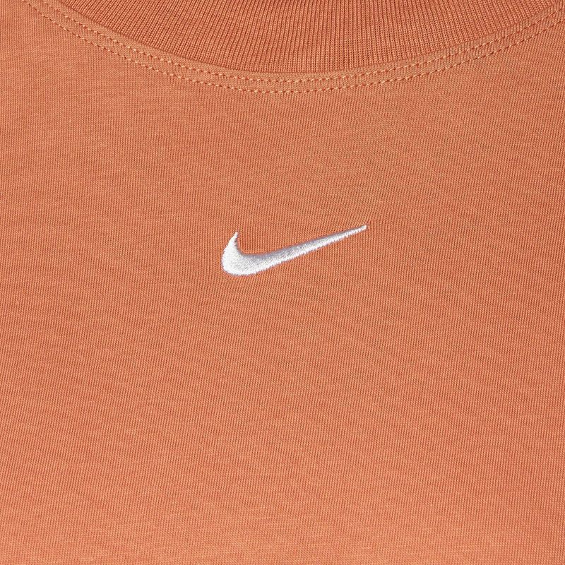 Nike Sportswear Essential terra blush/weißes T-Shirt für Frauen 3