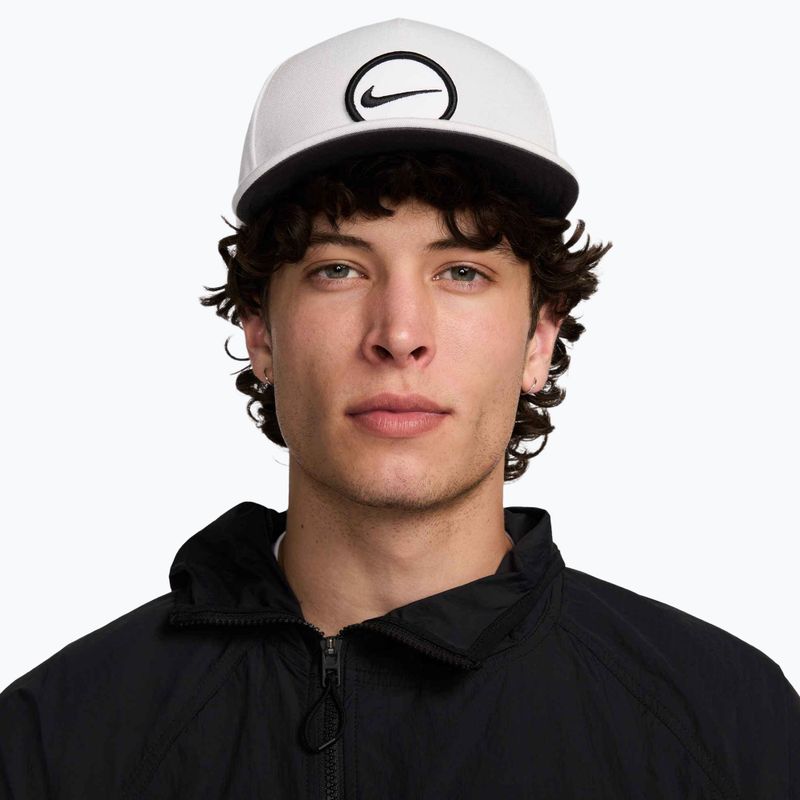 Nike Pro Dri-Fit Structured Photon Staub/anthrazit/weiß Baseballkappe 5