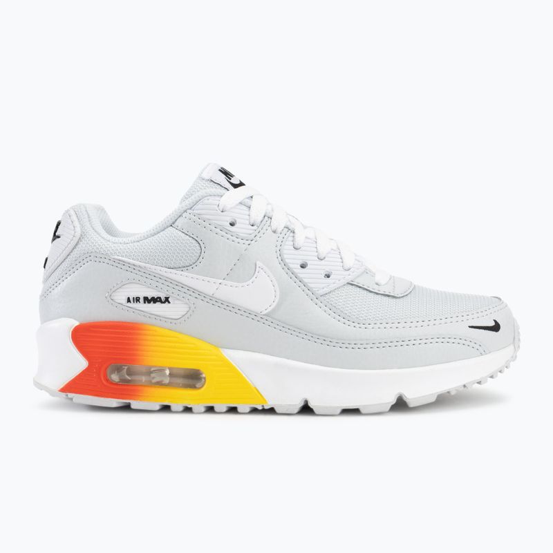 Nike Air Max 90 reines Platin/kosmischer Ton Kinderschuhe 2