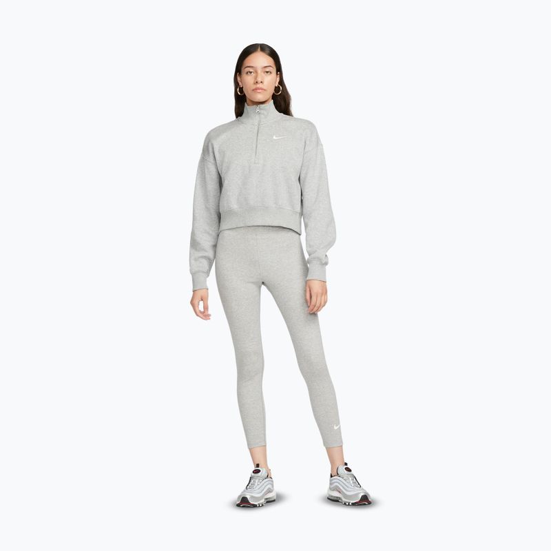 Damen-Leggings Nike Sportswear Classic dark grey heather/sail 2